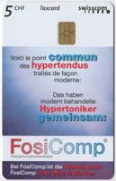 5 CHF FosiComp - seltene Kunden Chip-Taxcard