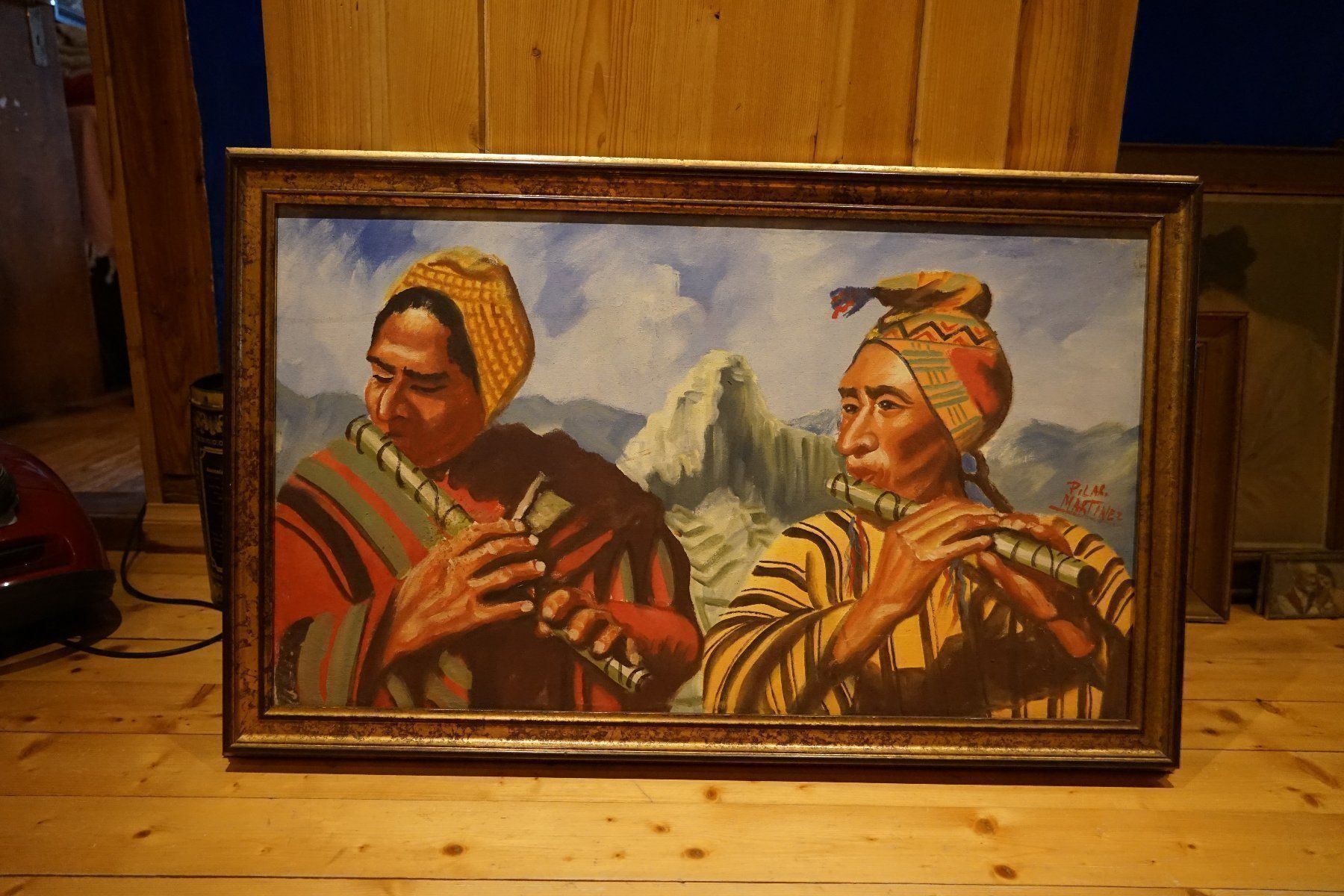 Dipinti: Gemälde Die letzten Inkas aus Peru – Usato da Hinwil venduto da Antikfischer