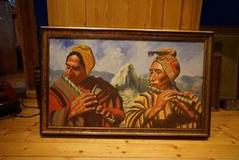 Gemälde Die letzten Inkas aus Peru