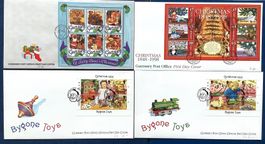 1994 -97 -98  / Guernsey - GB - FDC Kleinbogen Weihnachten