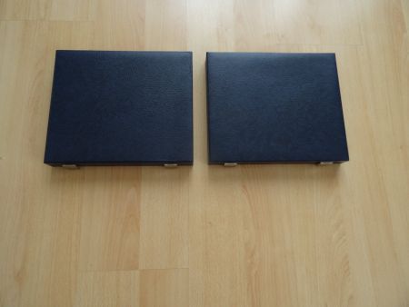 2 gebrauchte leere Münzkassetten für je 25 Münzen bis ⌀ 31mm