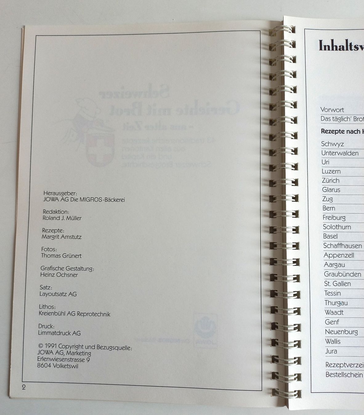 Bücher: Kochbuch "Schweizer Gerichte mit Brot - aus alter Zeit" – Gebraucht aus Wettingen von tonia3 1