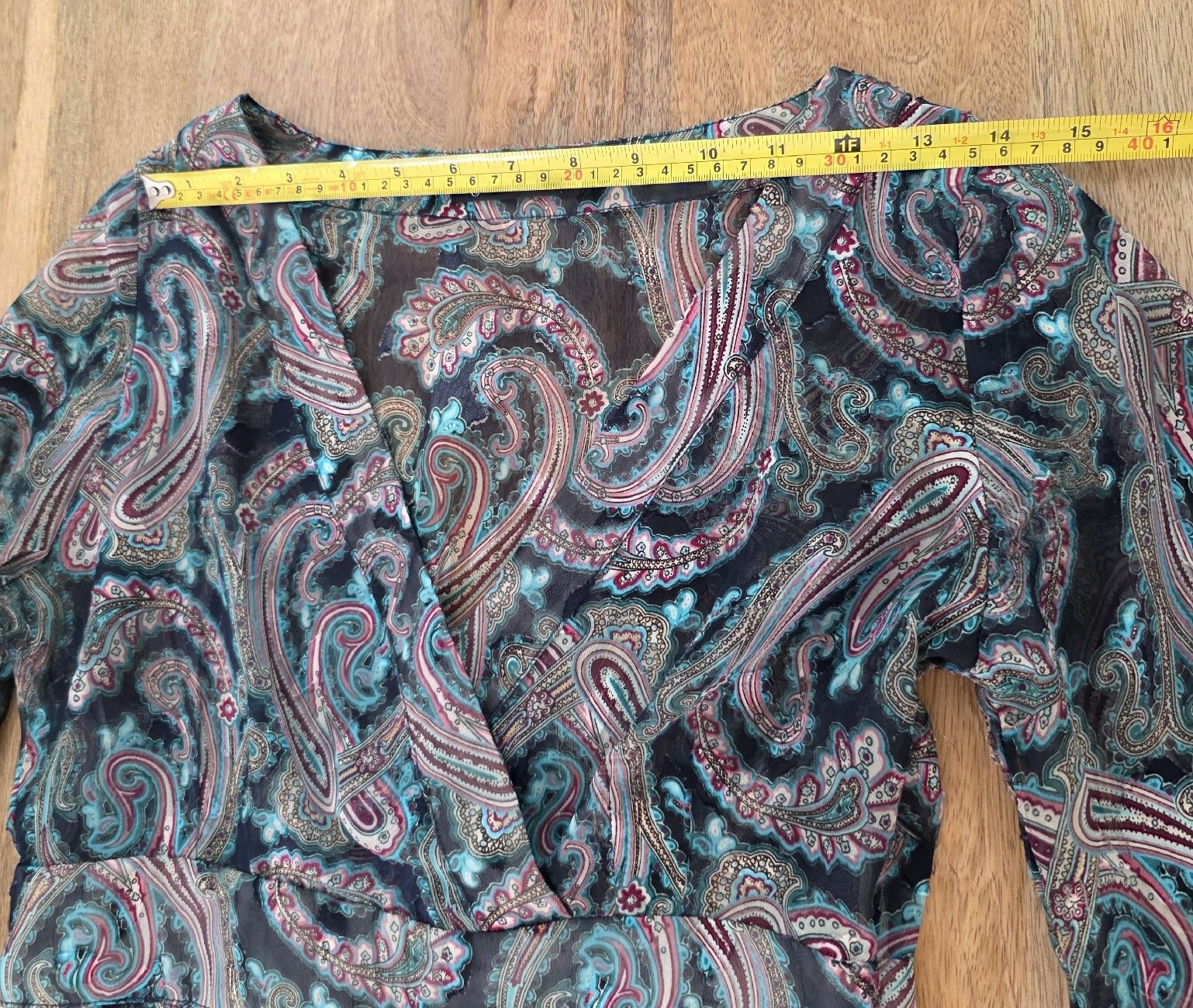 Kleider: Kleid mit Paisley-Muster Gr M ,Transparent  – Gebraucht aus Rheinsulz von Gilea 6