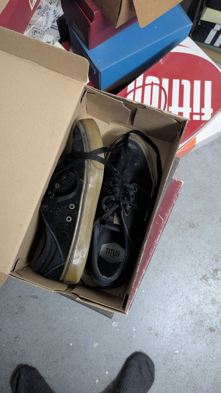 Herrenschuhe: TITUS Schuhe schwarz – Gebraucht aus Morgarten von rra_jvw7