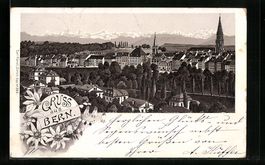 Vorläufer-Lithographie Bern, 1895, Stad