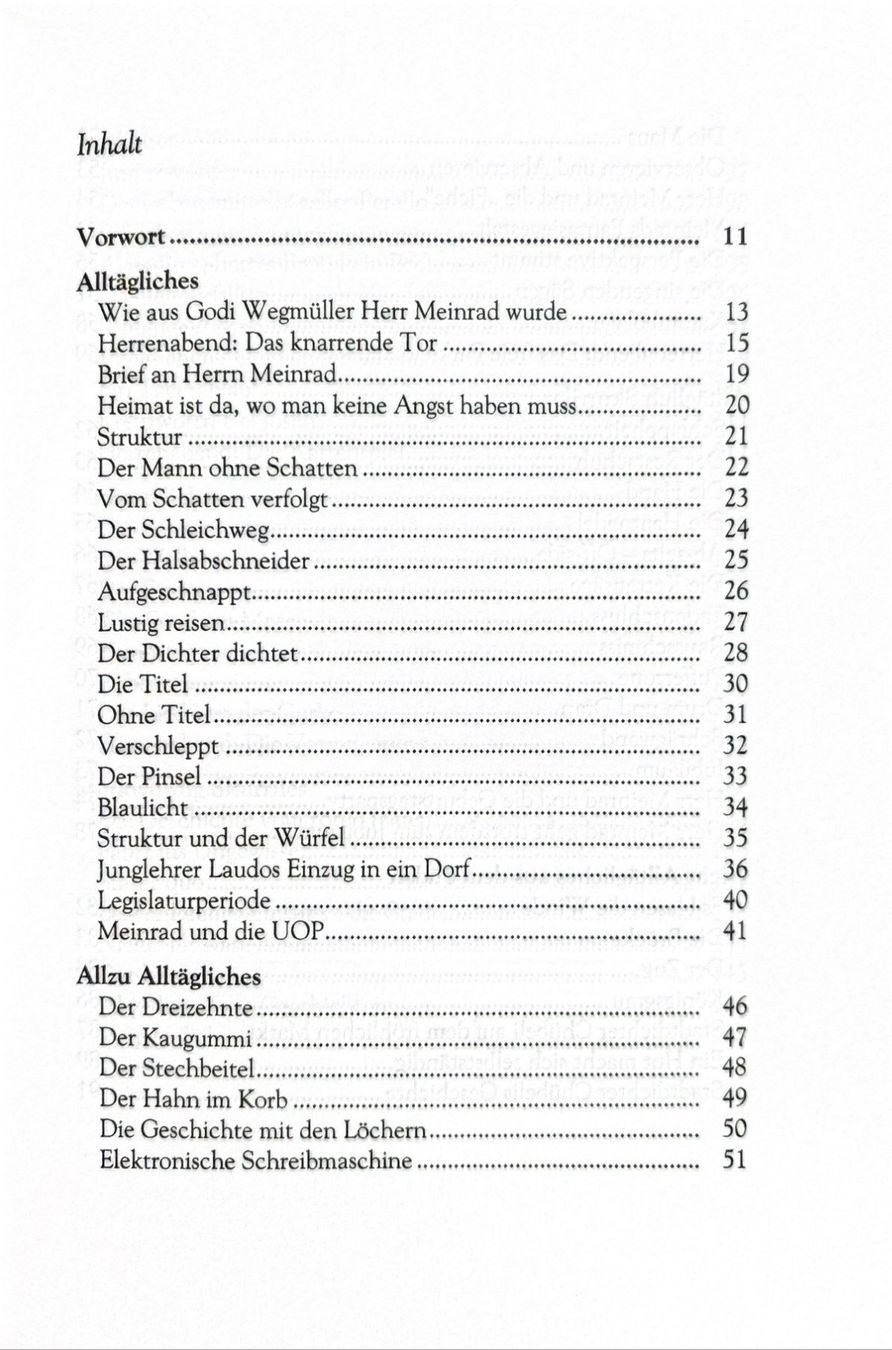Libri: Aellig Pierre E., Herr Meinrad & Co - Kurzgeschichten – Nuovo (secondo la descrizione) da Sarnen venduto da Livres 3