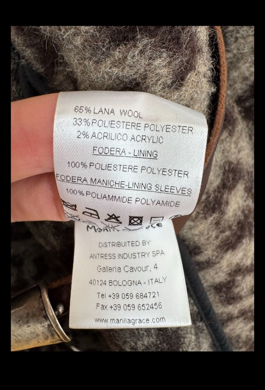 Manila Grace Cappotti: Cappotto Animalier - Manila Grace – Usato da Ascona venduto da babsylove 1