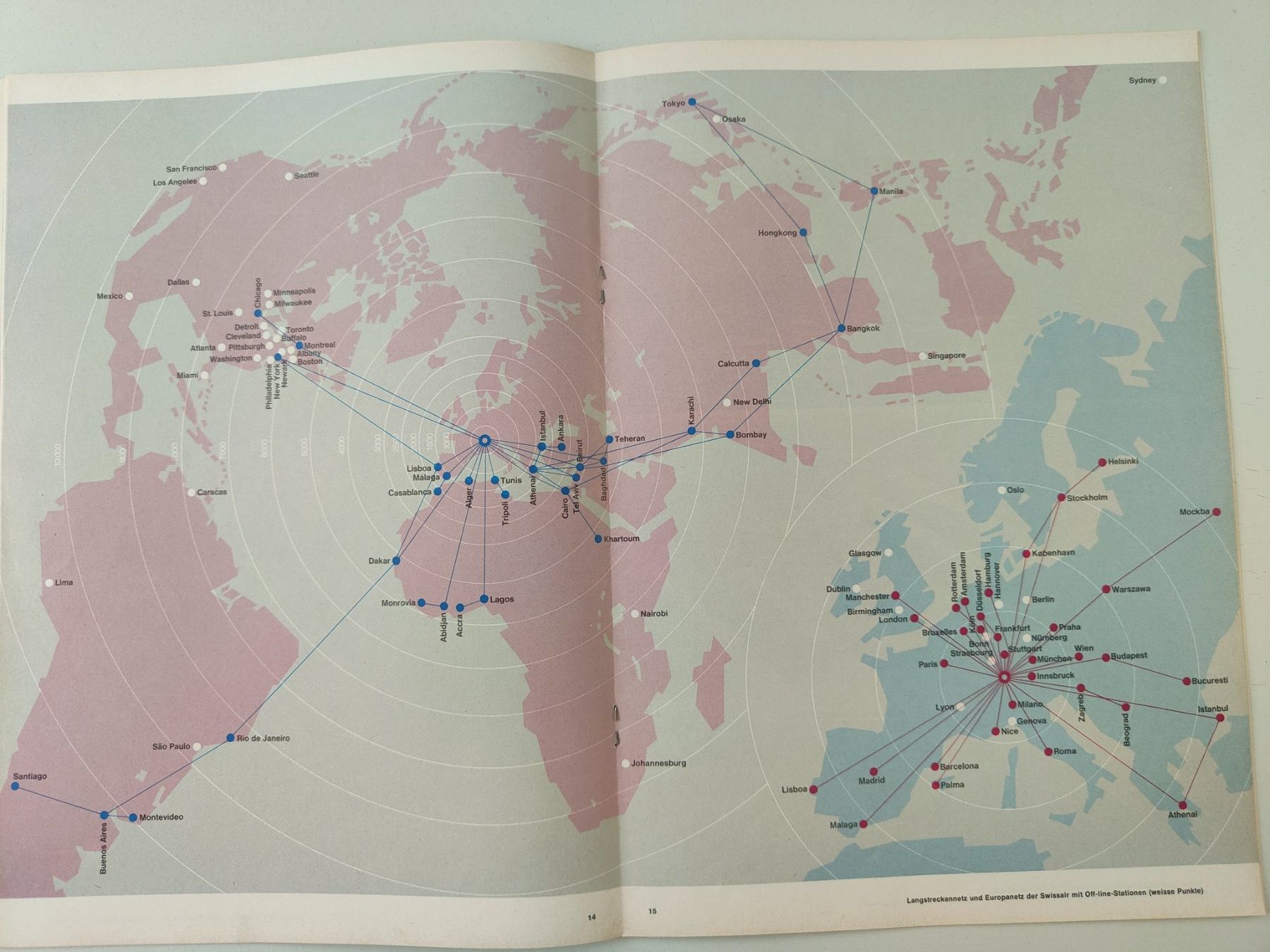 Swissair Documenti: Swissair Gechäftsbericht 1967 – Usato da Nürensdorf venduto da Wini56 2
