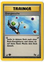Energiesuche Fossil Set 1.Edition 59/62 Deutsch Mint