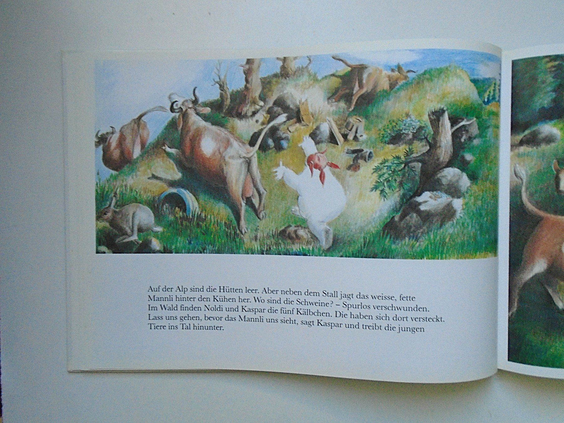 Libri: MANNLI - Berner Oberland Sage / W. Jutzeler, 1990 – Usato da Pfeffingen venduto da Elfenstein 1