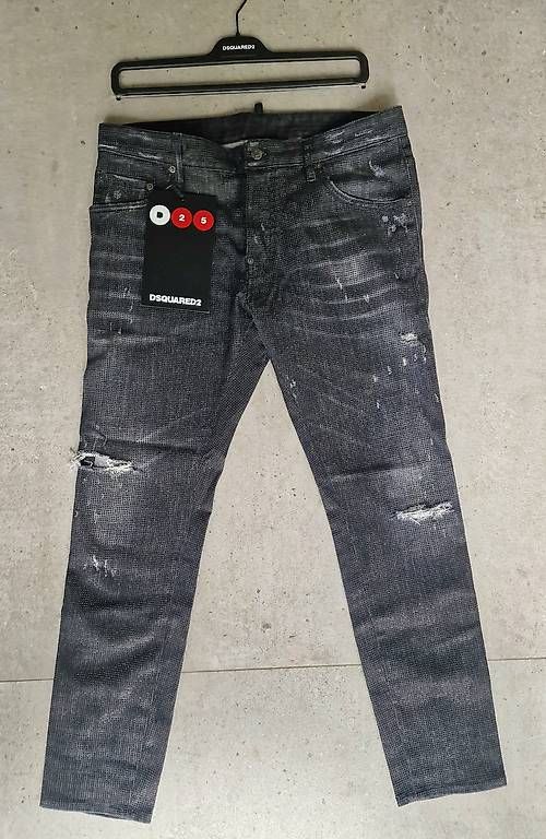 Jeans: DSQUARED2 Jeans Gr. 50 NEU mit Strasssteinen – Usato da Starrkirch-Wil venduto da NHA01 4