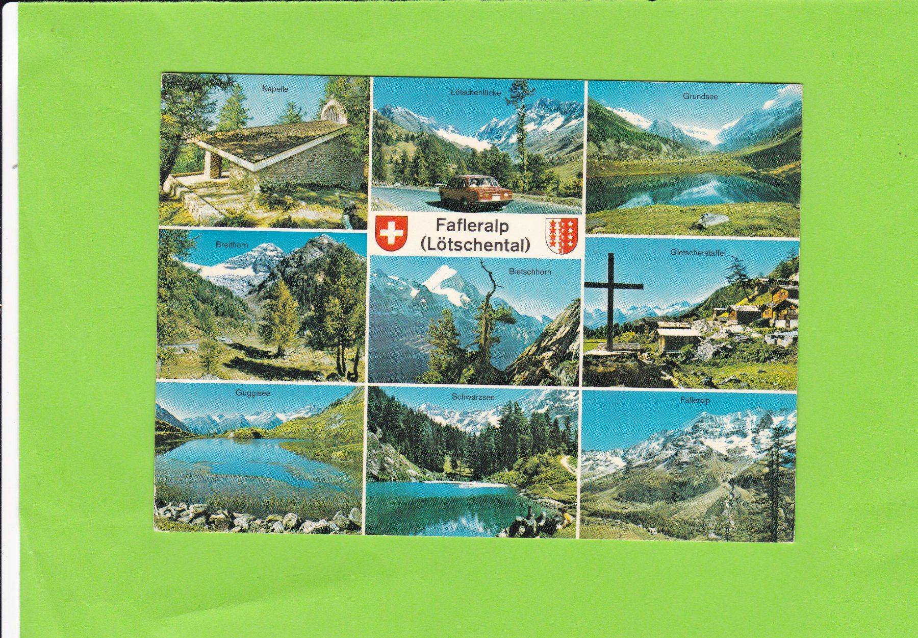 Cartes postales: Fafleralp-Lötschental-Oldtimer – D'occasion à St. Peterzell par neckertal