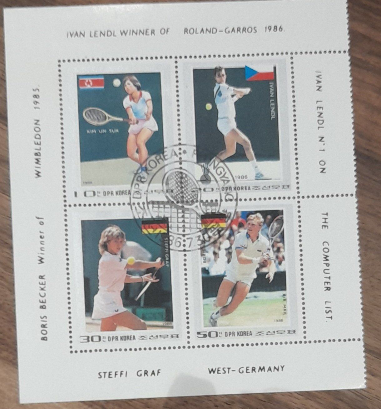 Alle Briefmarken: Sonderblock Korea – Gebraucht aus Balgach von SIMEON27