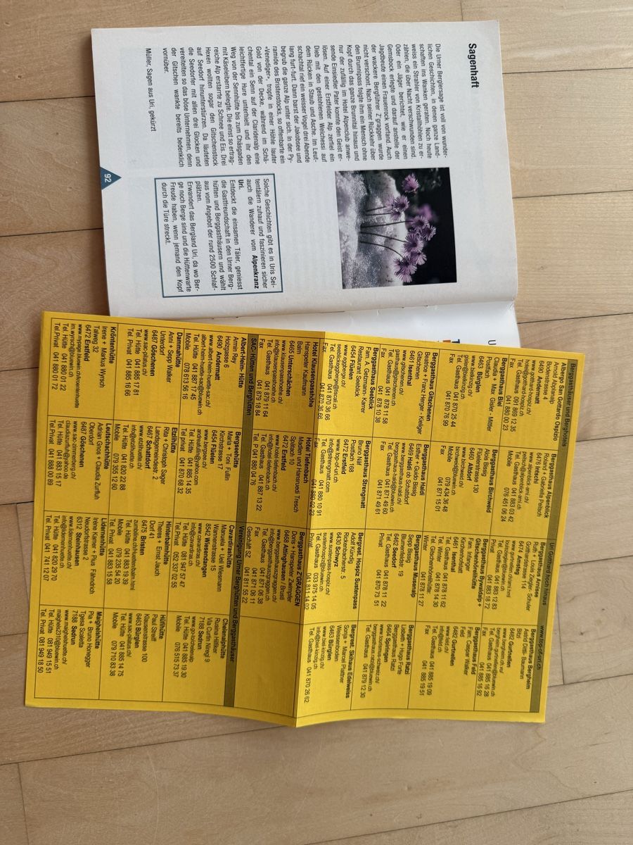 Libri: Alpenkranz Uri Buch mit Wanderungen – Usato da Uster venduto da Schangnau87 3