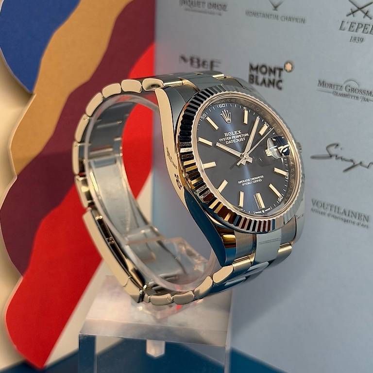 Montres: Rolex Datejust Blue 41mm 126334 – D'occasion à Genève par minty.watches 2