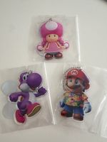Set of Acrylic Super Mario keyrings