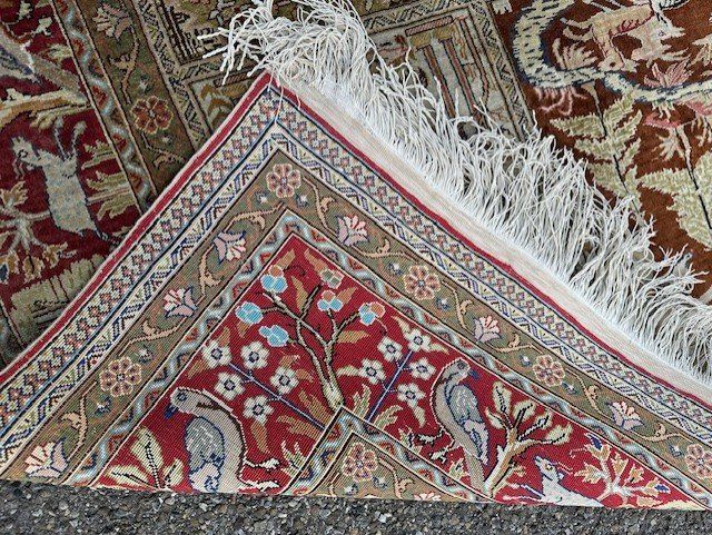 Tappeti: ORIENTTEPPICH SEIDE HANDGEKNÜPFT CA. 190X128CM – Usato da Ostermundigen venduto da Kari1937 1