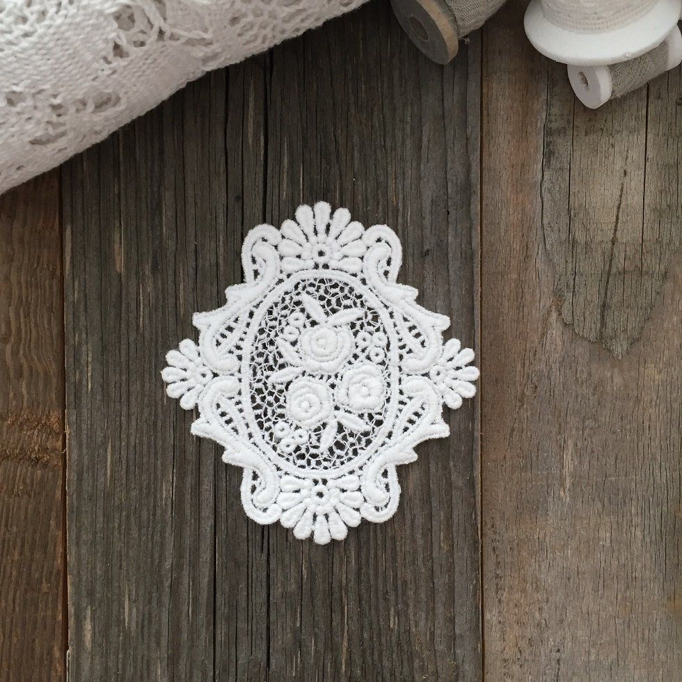 Tessuti: Applikationen Spitze 2er-Set - Shabby Chic – Nuovo (secondo la descrizione) da Thun venduto da Rowaner 1