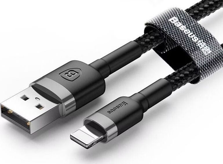 Baseus Cavi: Baseus USB-A to Lightning Cable 2m Black – Nuovo e nell'imballaggio originale da Niederurnen venduto da mowgli_1963