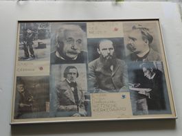 Poster "Die 7 Weisen der Neuzeit", gerahmt, Top Zustand!