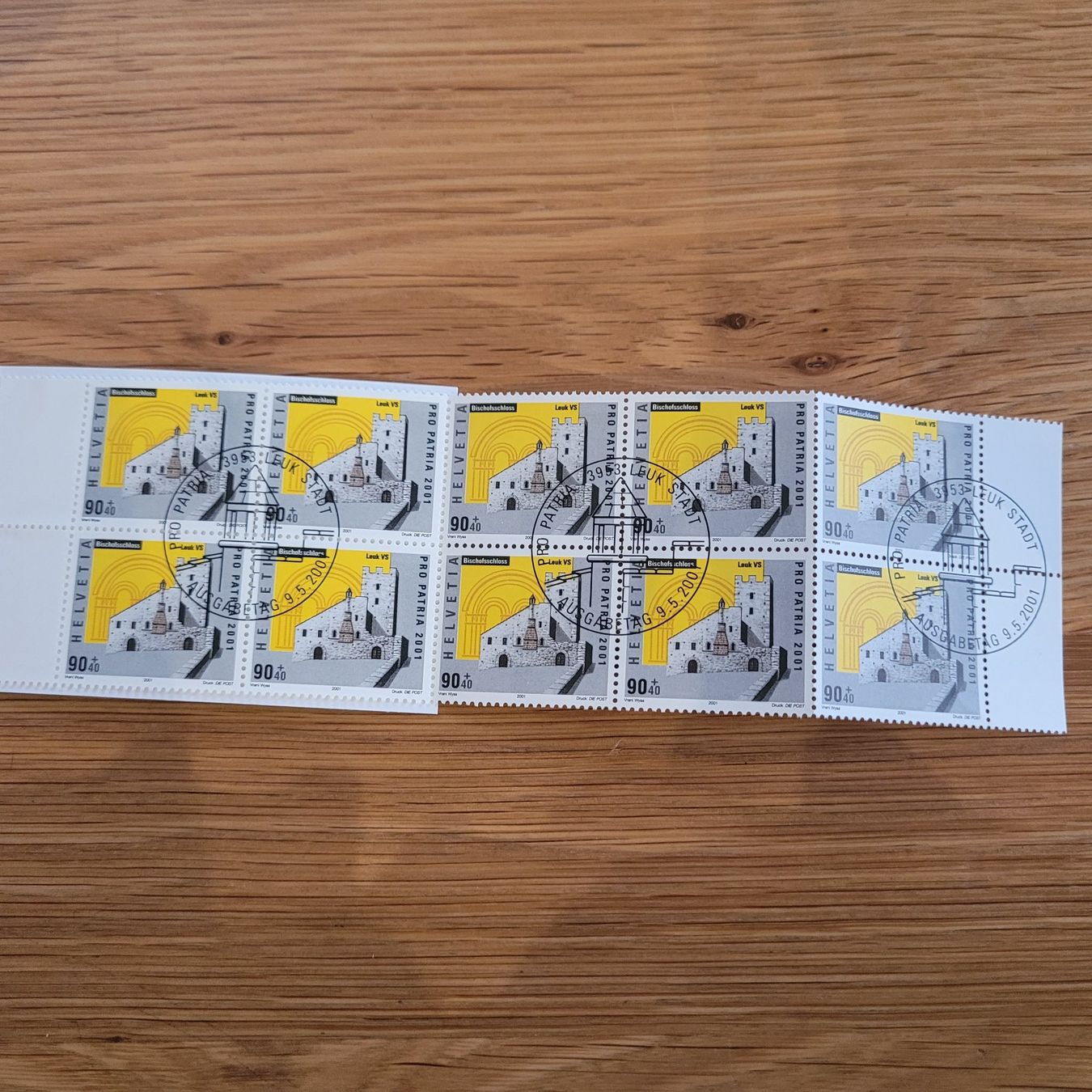 Alle Briefmarken: Markenheftchen Carnet De Timbre Pro Patria 2001 – Gebraucht aus Biel/Bienne von Destockweb 2
