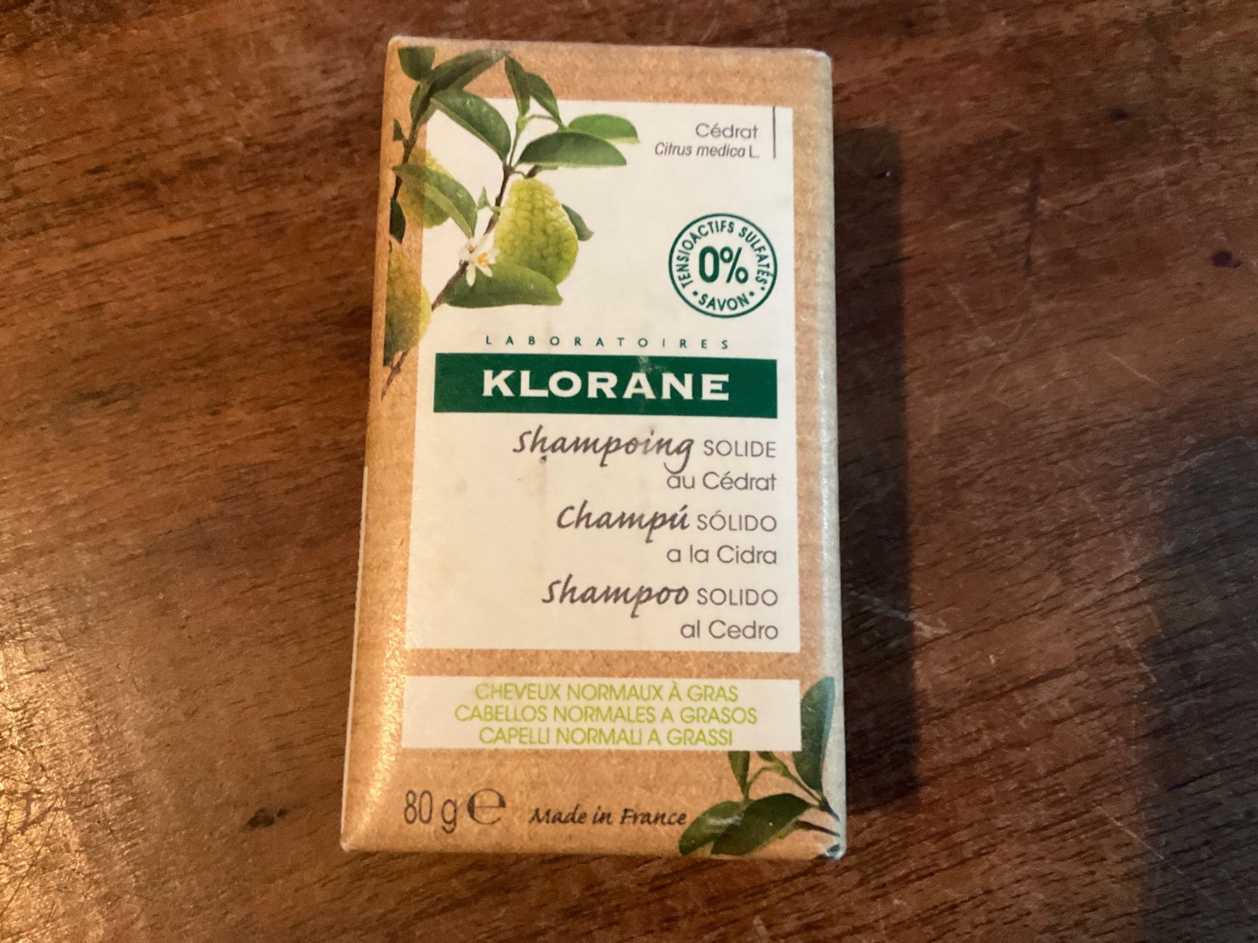 Prodotti per capelli: Klorane Shampooing Solide au Cédrat - Neuf 80g – Nuovo e nell'imballaggio originale da Avenches venduto da Lactobacille 1
