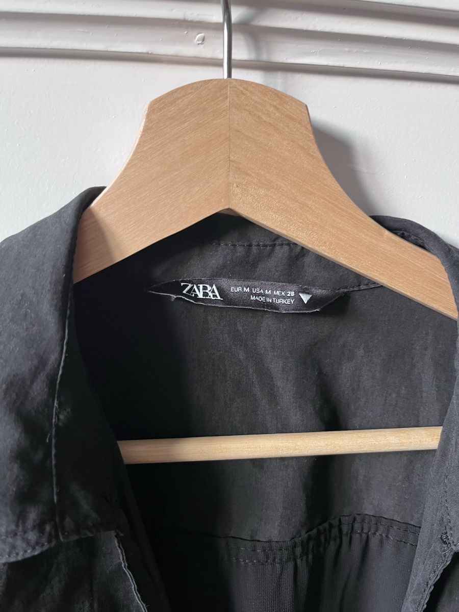 Zara Vestiti: Zara Hemdkleid Grösse M Schwarz – Usato da St. Gallen venduto da shonater 1