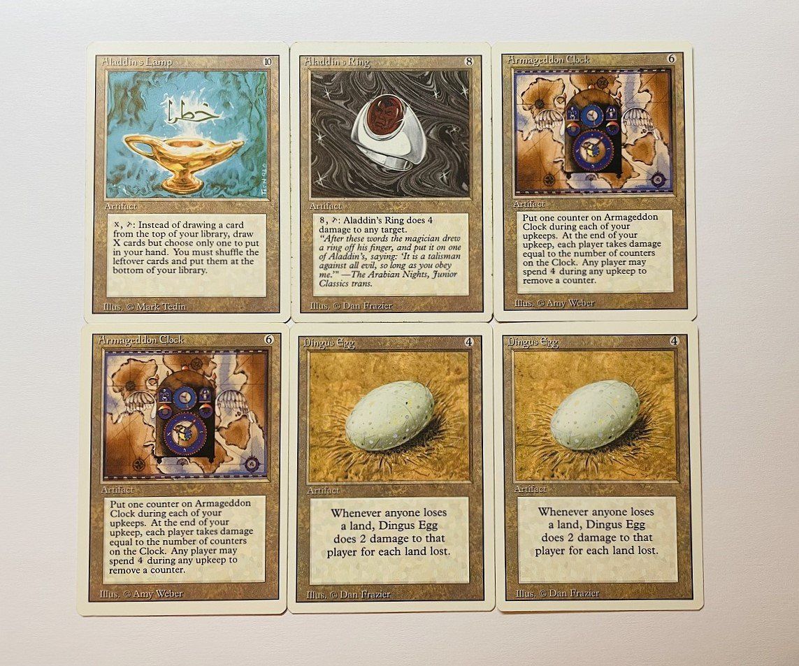 Magic The Gathering Sammelbilder & Trading cards: Magic The Gathering Artefakt Rare 24x Revised – Gebraucht aus Duggingen von nad_6yzh 2
