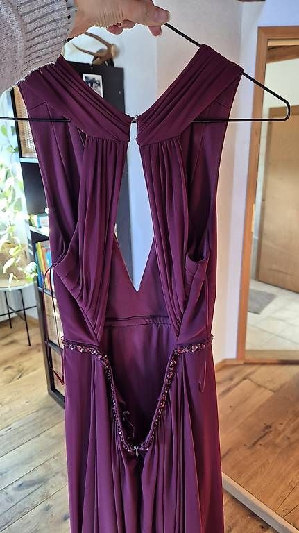 Vestiti: Jake's Abendkleid, bordeau rot, Grösse 38 – Usato da Horgenberg venduto da callmeloco 4