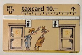 taxcard 10.-  /  Barrigue comics - Mann und Frau