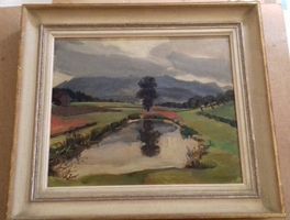 Luzerner Landschaft 1941 von Bernhard Kaufmann    (ID 5026)