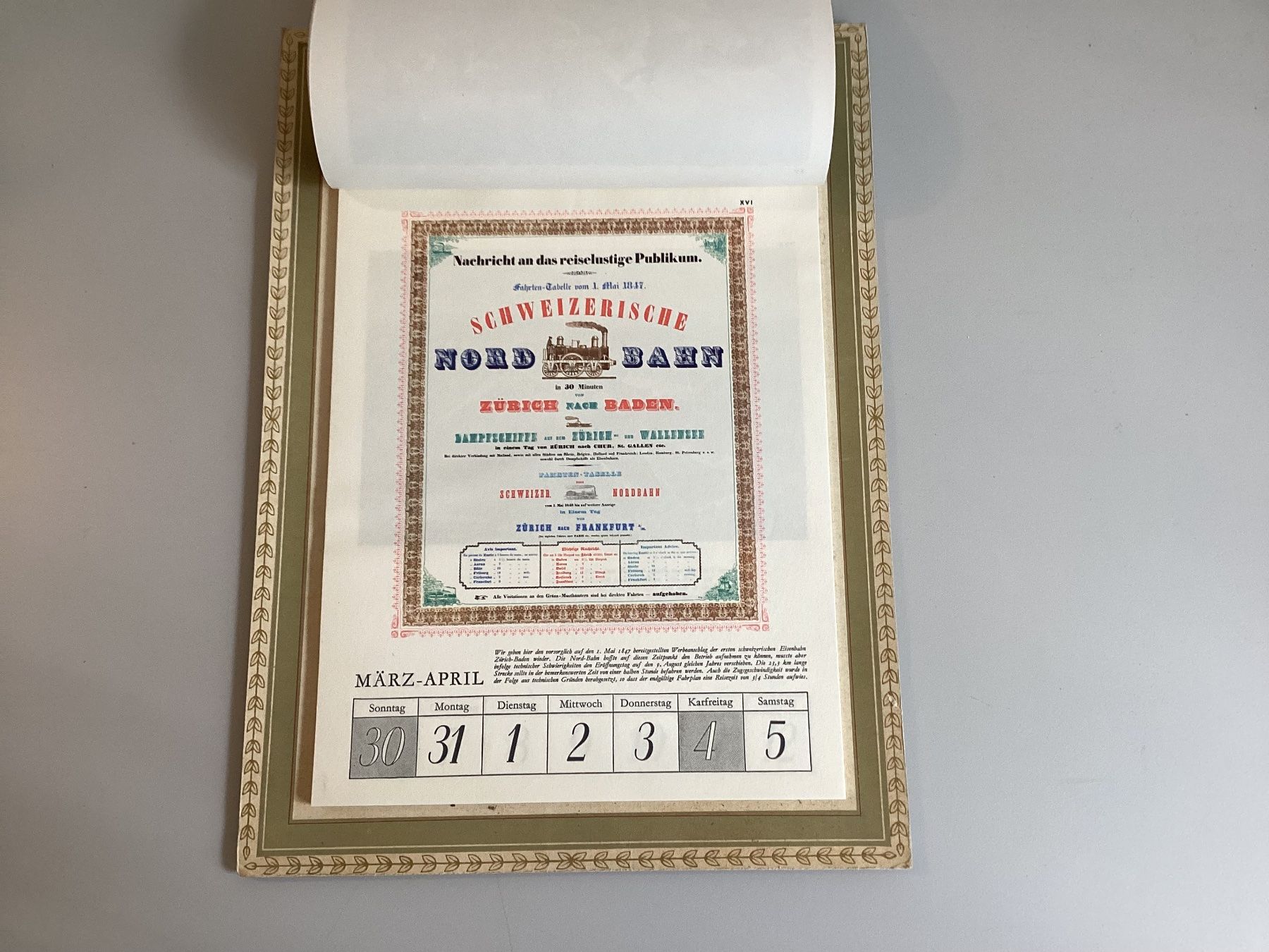 Calendari: CFF - Calendrier 1947 – Usato da Vouvry venduto da marius09 3