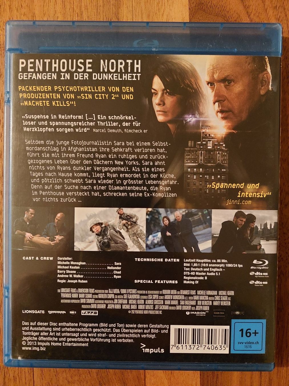 Tutti i DVDs: Blu Ray - Penthouse North / Das Penthouse – Usato da Rheinfelden venduto da FilmAuktion 1