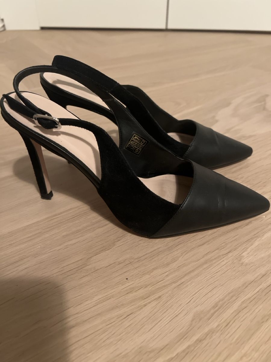 Damenschuhe: Leder Sling Backs, Gr. 41 – Gebraucht aus Zürich von prima.01