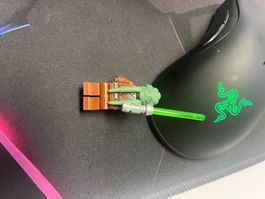 Lego Minifigur Kit Fisto mit Lichtschwert