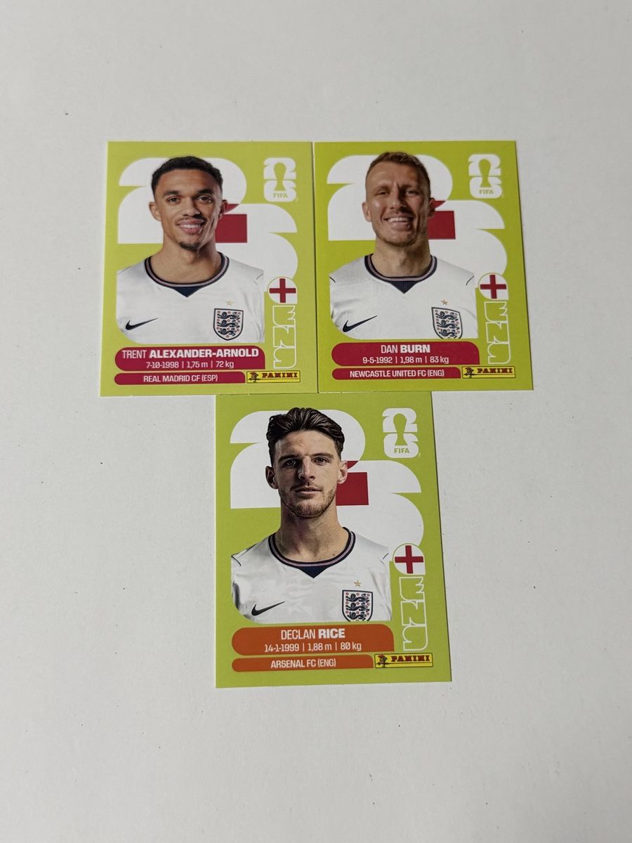 Panini Sammelbilder & Trading cards: Panini WM 2026 - England Set 3 Stk.  – Neu und originalverpackt aus Wallbach von ale_db7t