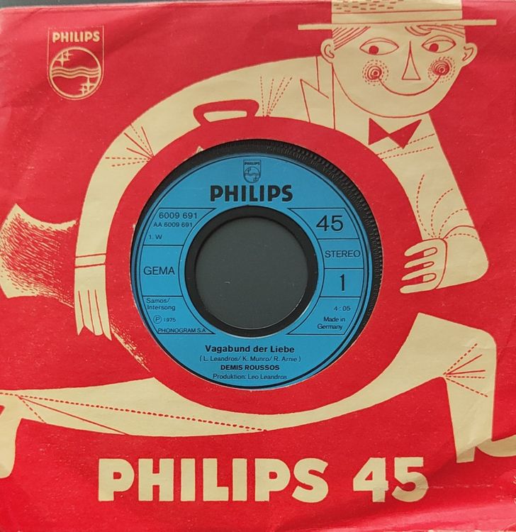 Vinyl Single Demis Roussos Vagabund der Liebe Kaufen auf Ricardo