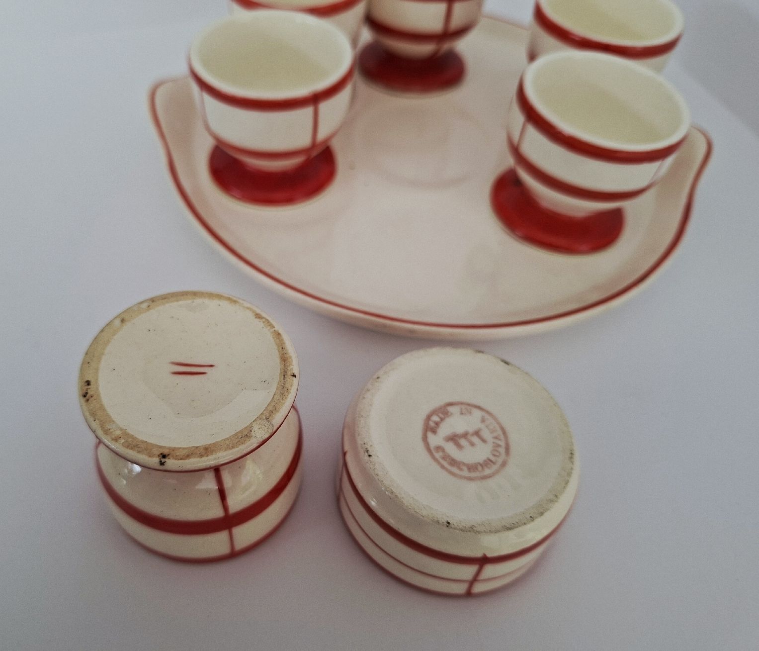 Altre Stoviglie: Vintage 8-teiliges Eierbecher Set TTT Keramik – Usato da Dietikon venduto da Magi2 4