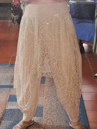 Haremhose Damen leichte Netzoptik