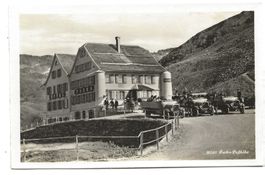Furka - Passhöhe (UR/VS) offene Saurer-Postauto - um 1915