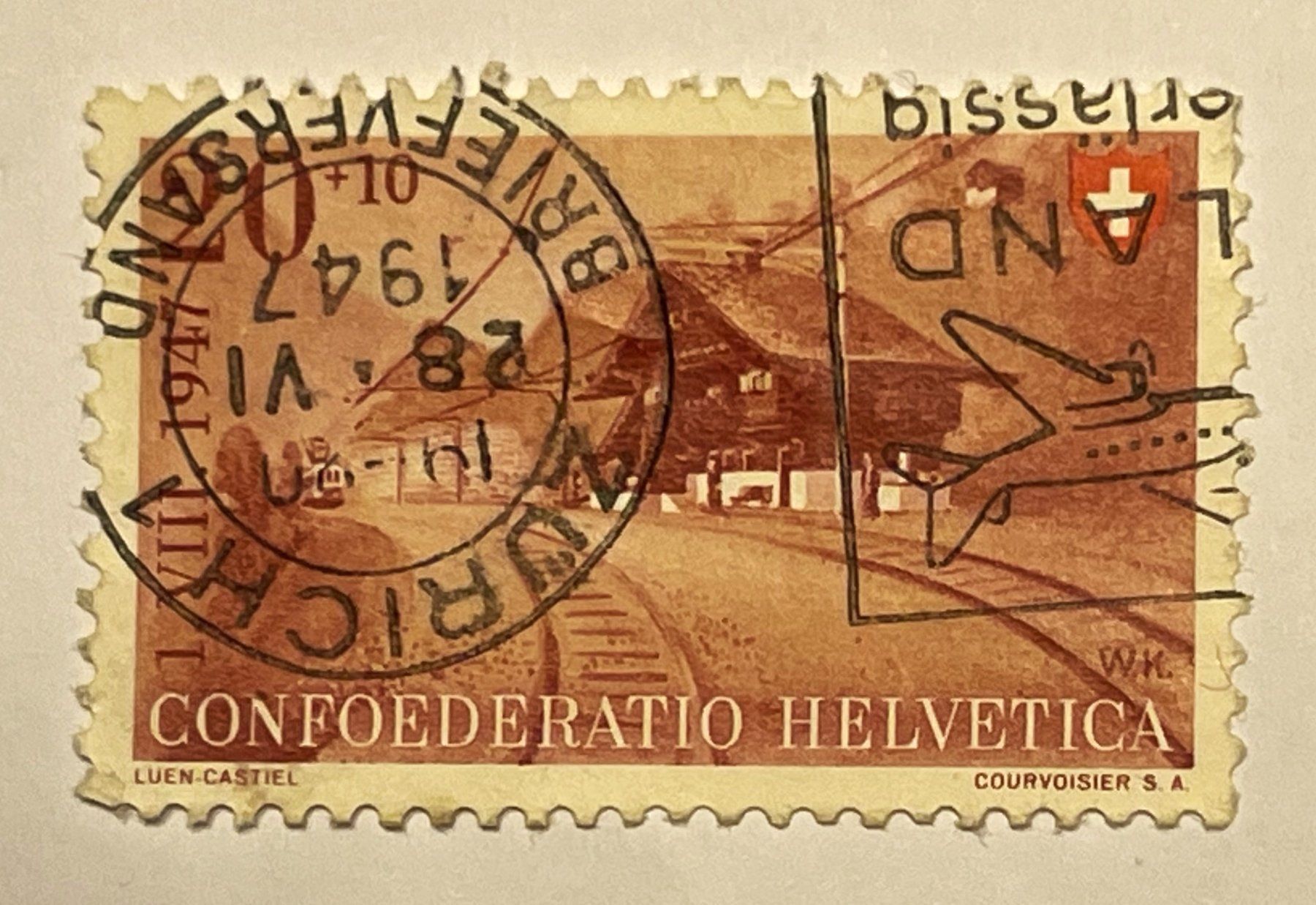 Tous les timbres: Pro Patria 1947 Berufe & Schweizer Häuser – D'occasion à Oftringen par Vucki