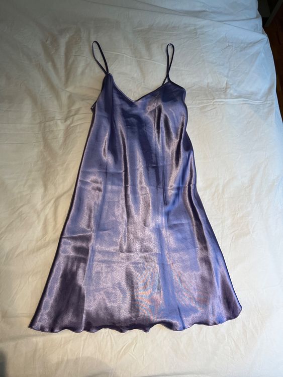 Satin purple dress | Kaufen auf Ricardo