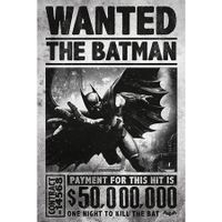 Blechschild 3D-WANTED-THE BATMAN-S 50 000 000