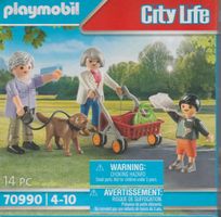 PLAYMOBIL CITY LIFE 70990 NONNI CON NIPOTE  new