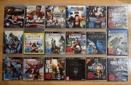 PS3 Spiele Sammlung + 1 PS4 Spiel