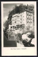 AK Lugano-Castagnola, Hotel Diana, 1933