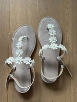 Riemchensandalen weiss