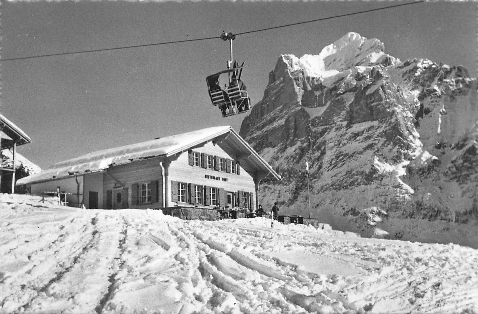 Cartoline postali: Grindelwald (BE) Restaurant Bort – Usato da Biasca venduto da Blenio71