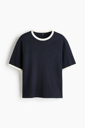 Kastiges Baumwoll T-Shirt M