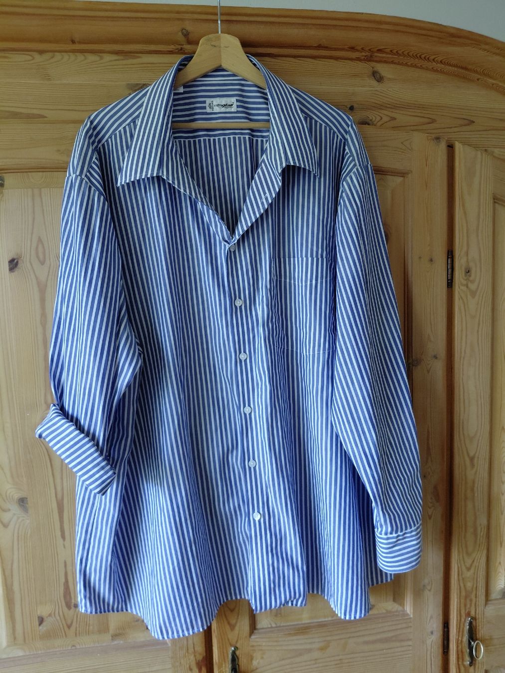 Walbusch Chemisiers: Walbusch Hemd blau gestreift 49/50 – D'occasion à Winterthur par adventurenala